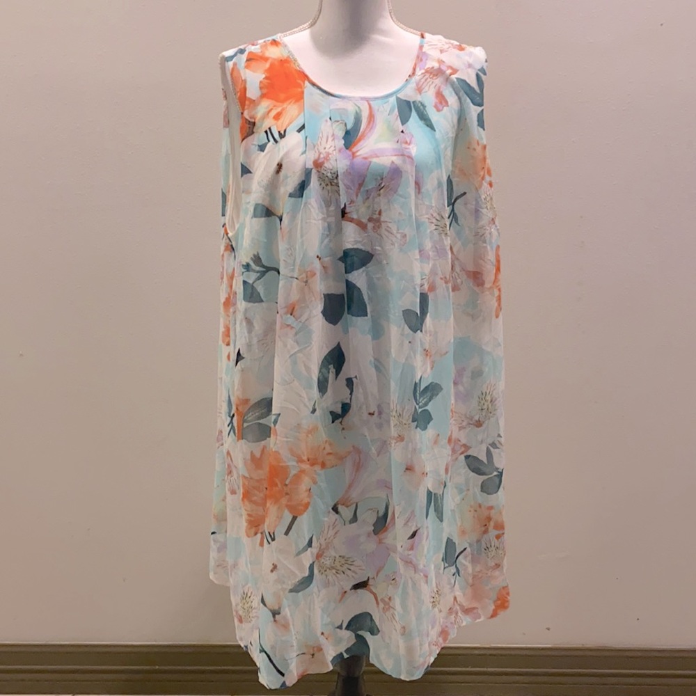 NWT Calvin Klein Floral Dress